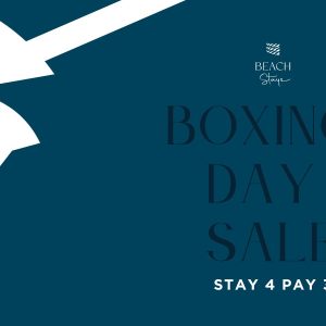 Boxing Day Sale, Stay 4, Pay 3 this summer